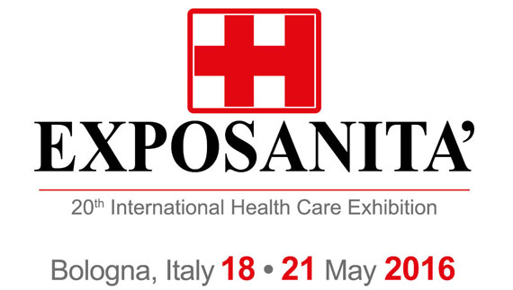 EXPOSANITA 2016 in Bologna, Italien