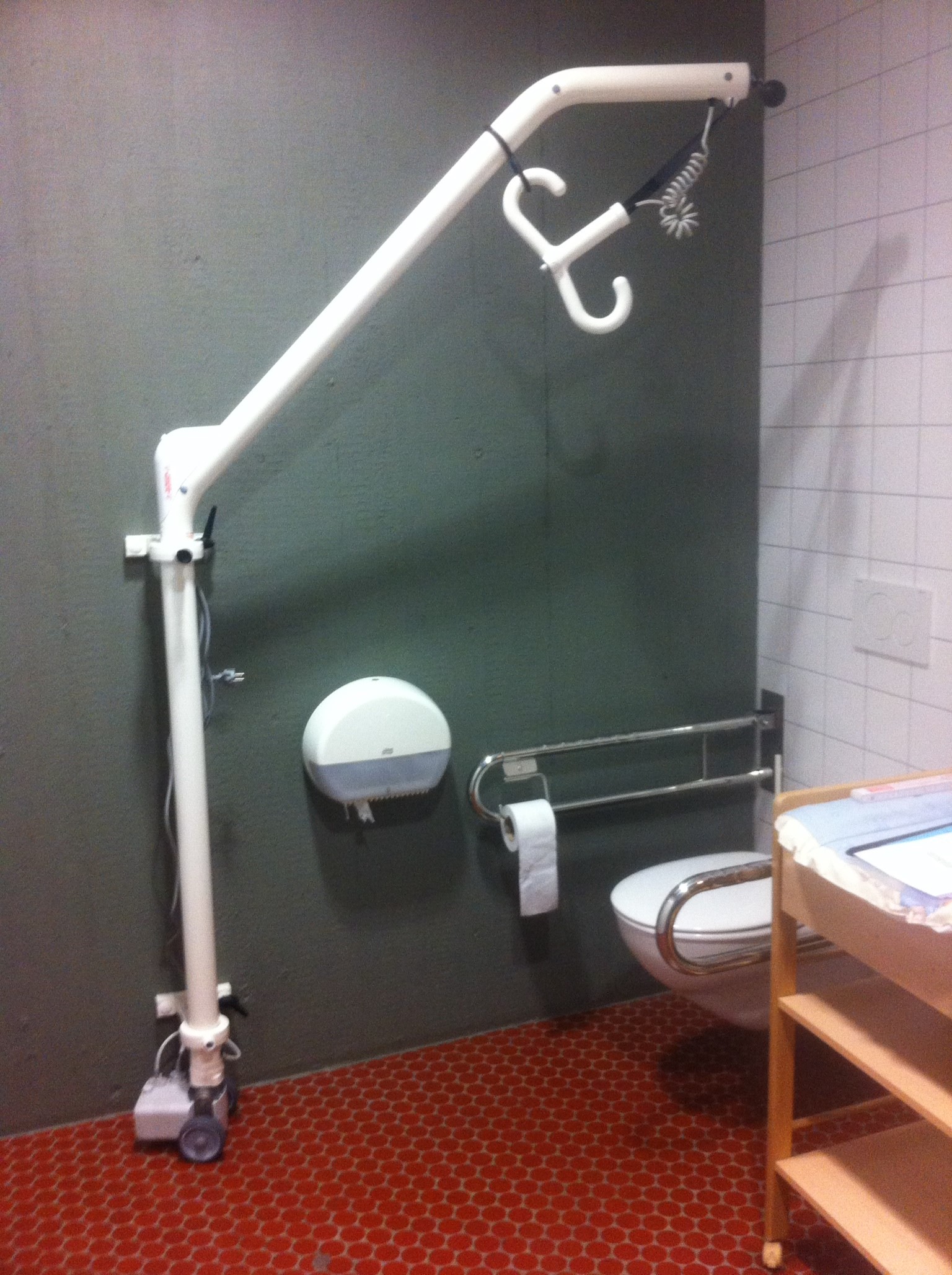 Curator Wandlift Patientenlift Ostalbkreis Toilette