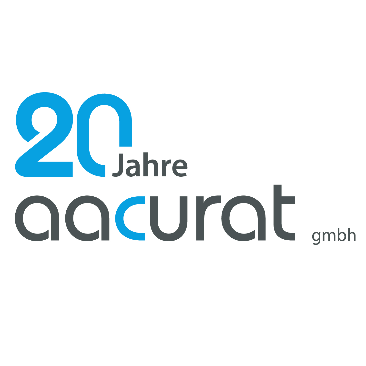 20 Jahre Aacurat Jubiläum Logo